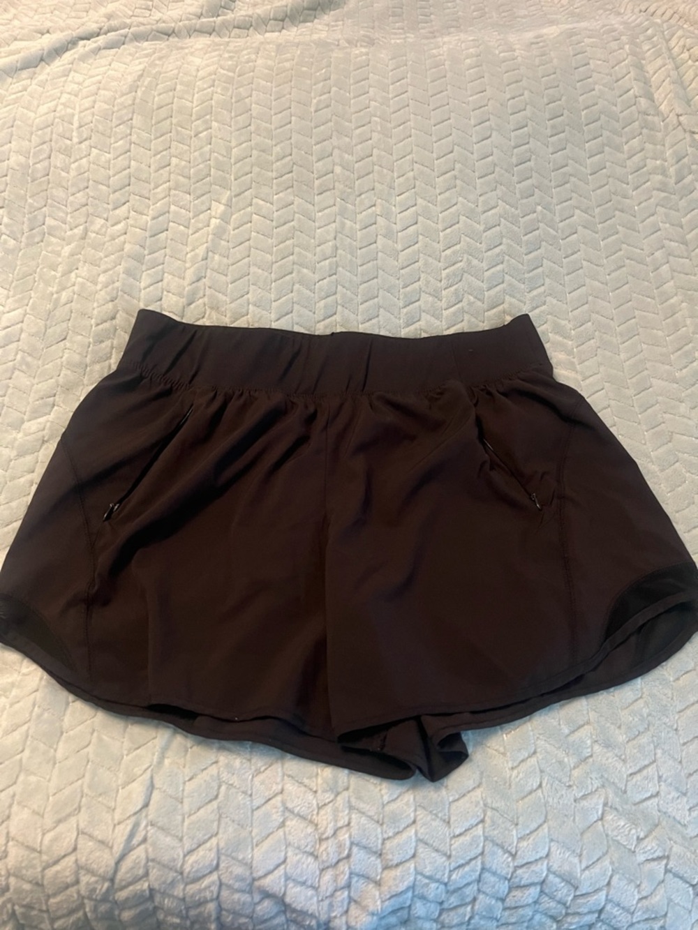 tek gear Black Women's Athletic Zip-Pocket Shorts